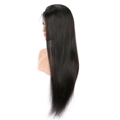 Straight Hair 13x6 Transparent Lace Frontal Brazilian Human Hair Wigs.