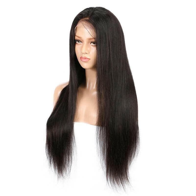 Straight Hair 13x6 Transparent Lace Frontal Brazilian Human Hair Wigs