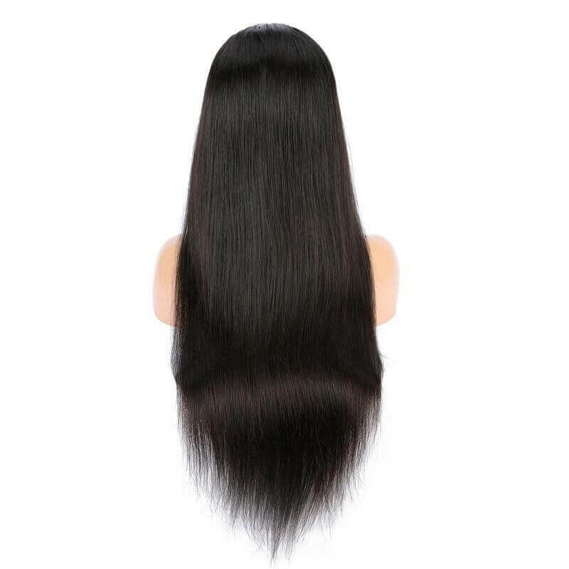 Straight Hair 13x6 Transparent Lace Frontal Brazilian Human Hair Wigs.