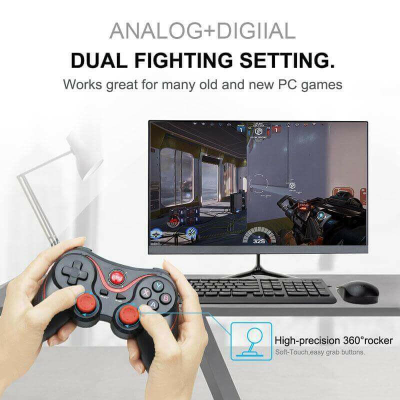 Dragon TX3 Wireless Bluetooth Mobile Gaming Controller for Android.