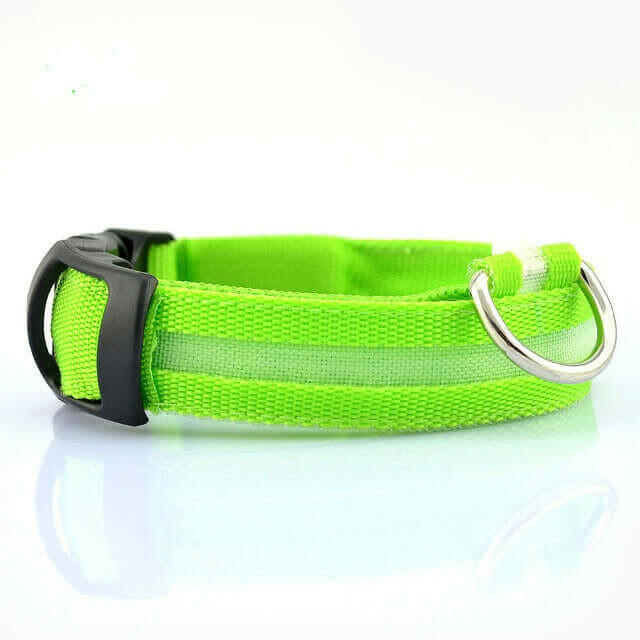 2 PCS Set Nylon LED Dog Collar.