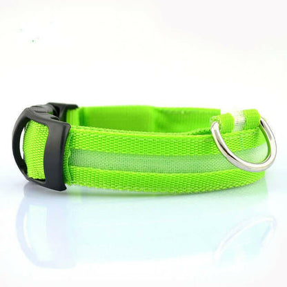 2 PCS Set Nylon LED Dog Collar.