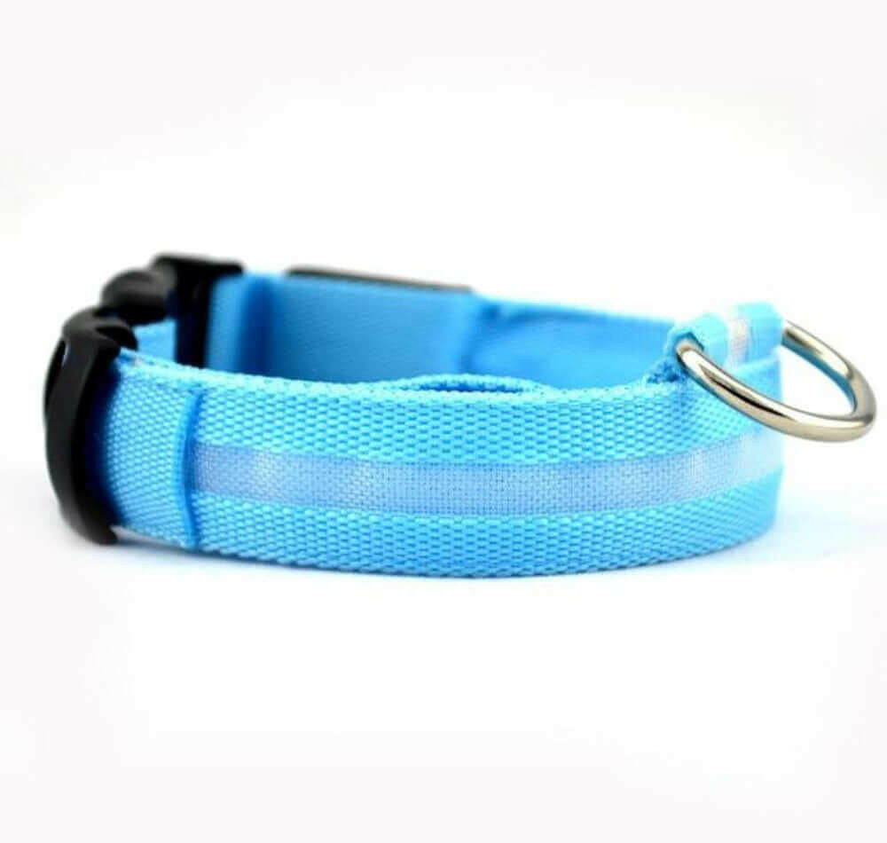 2 PCS Set Nylon LED Dog Collar.