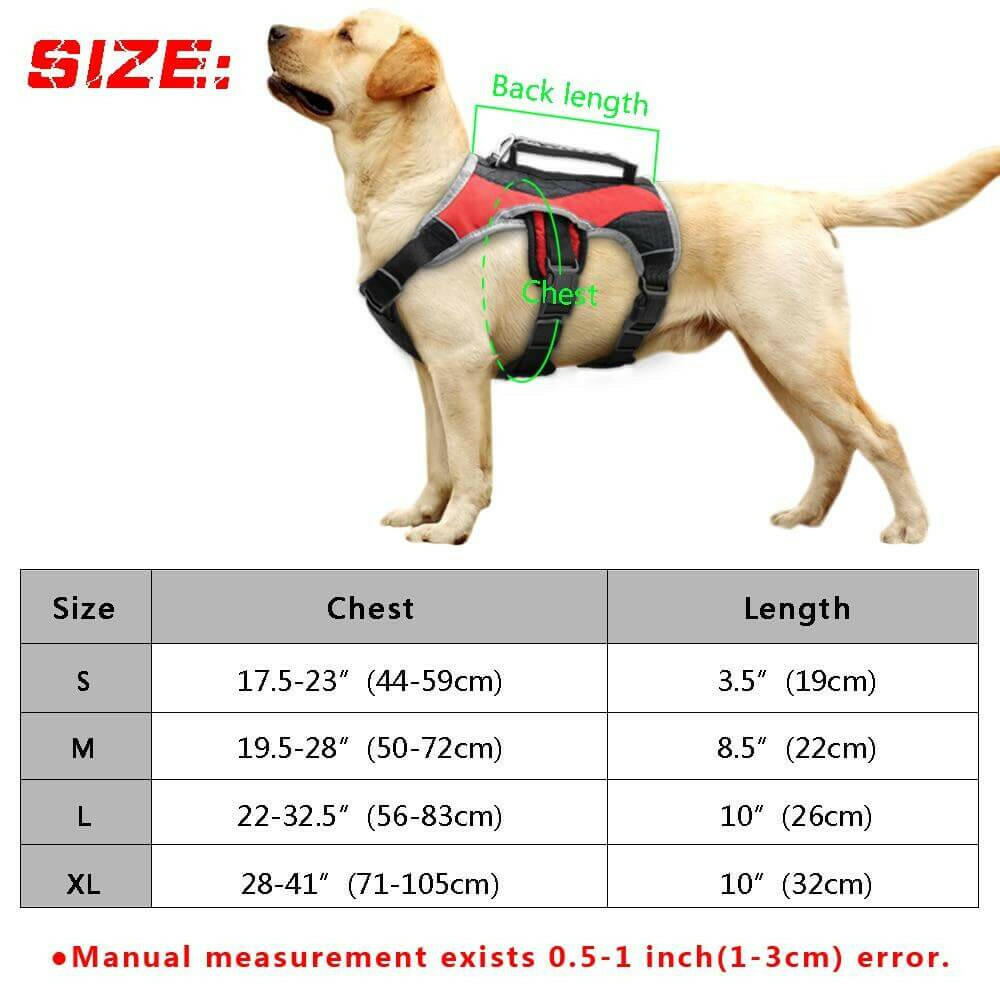 Reflective Dog Harness Large Dogs Halter Harness Pet Mesh Vest With.