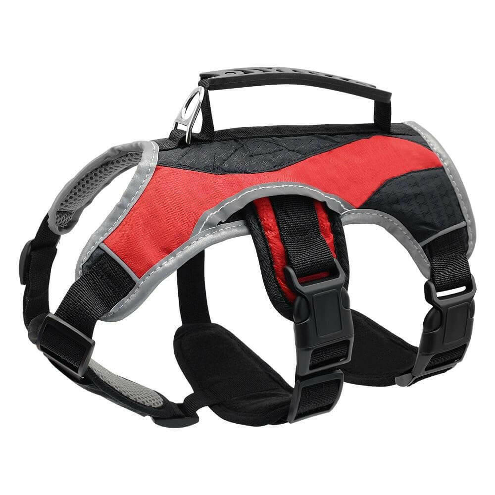 Reflective Dog Harness Large Dogs Halter Harness Pet Mesh Vest With.