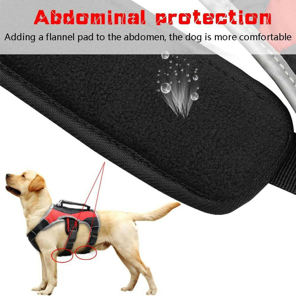 Reflective Dog Harness Large Dogs Halter Harness Pet Mesh Vest With.