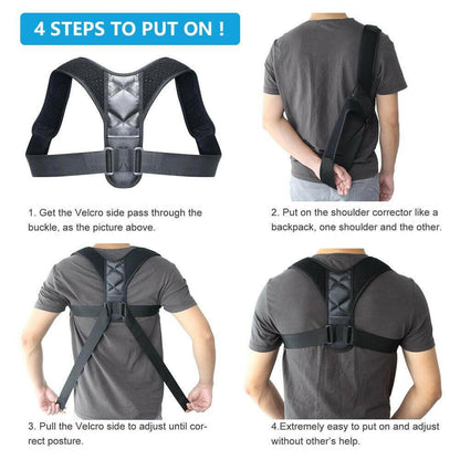 Unisex Adjustable Back Posture Corrector.