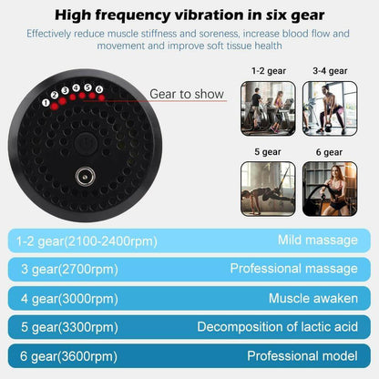 High Quality 6 Speeds Handheld Massager.