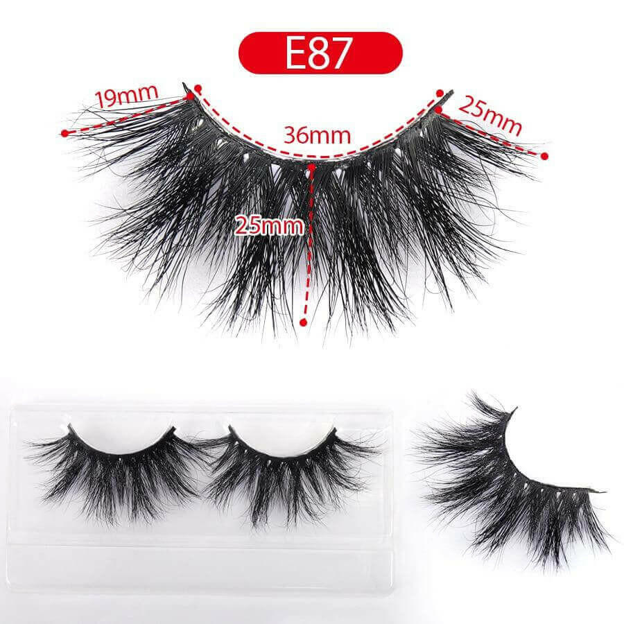 3D Mink Eyelashes Wholesale 10/30/50 Pairs Soft Dramatic Eyelash