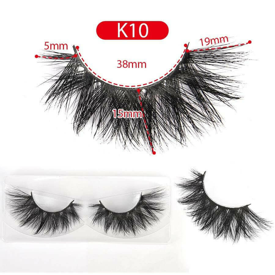 3D Mink Eyelashes Wholesale 10/30/50 Pairs Soft Dramatic Eyelash