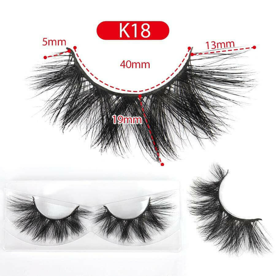 3D Mink Eyelashes Wholesale 10/30/50 Pairs Soft Dramatic Eyelash