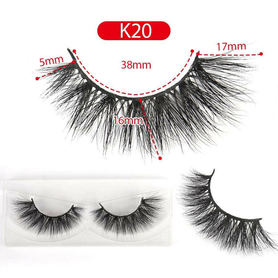 3D Mink Eyelashes Wholesale 10/30/50 Pairs Soft Dramatic Eyelash
