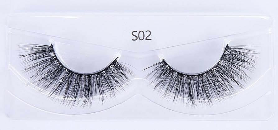 Eyelashes 10/50/100 Pairs 3d Mink Lashes Natural False Eyelash Faux