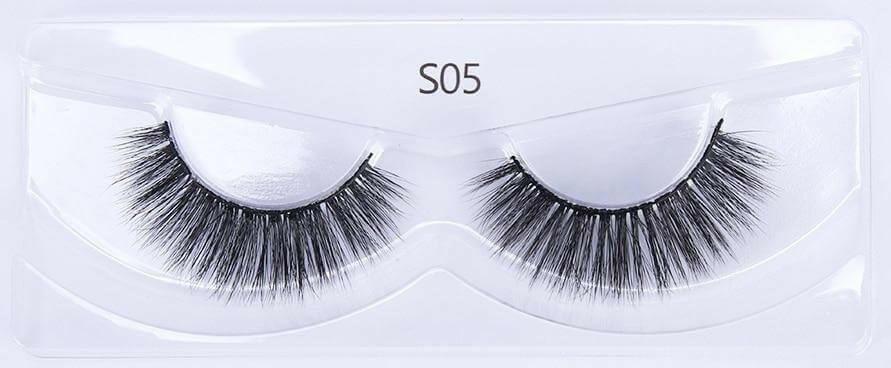 Eyelashes 10/50/100 Pairs 3d Mink Lashes Natural False Eyelash Faux