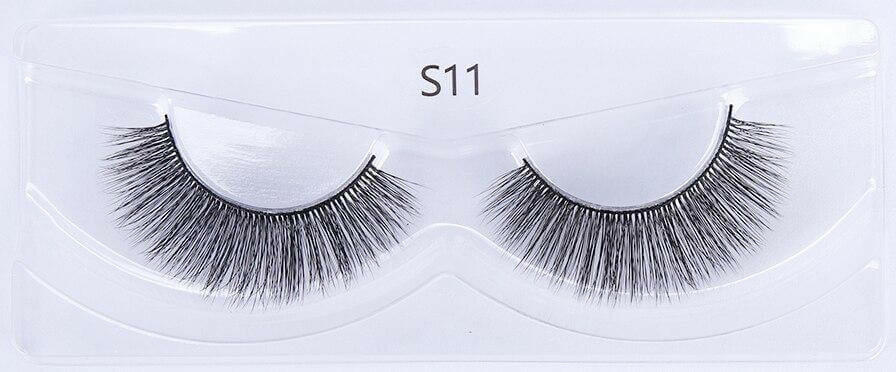 Eyelashes 10/50/100 Pairs 3d Mink Lashes Natural False Eyelash Faux