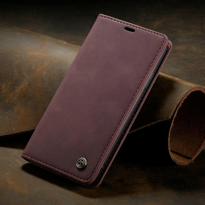 Luxury Magnetic Flip Wallet Case for iPhone 7, 8, X, 11, 12, 13.