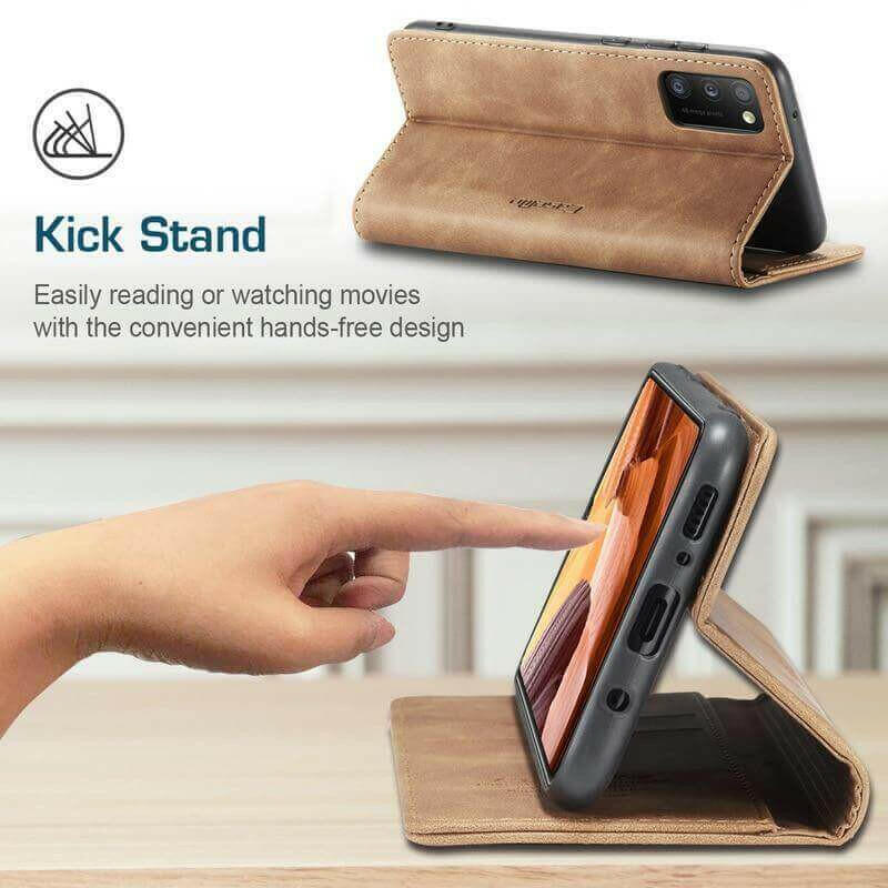 Luxury Magnetic Flip Wallet Case for iPhone 7, 8, X, 11, 12, 13.