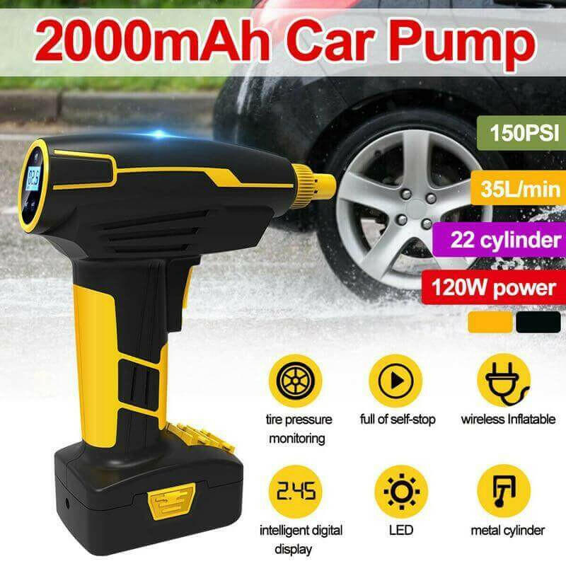 Portable Tire Inflator Air Pump.