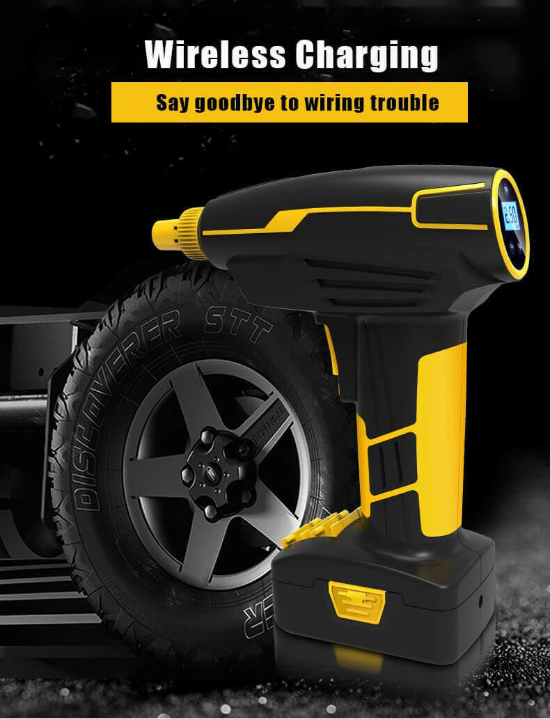 Portable Tire Inflator Air Pump.