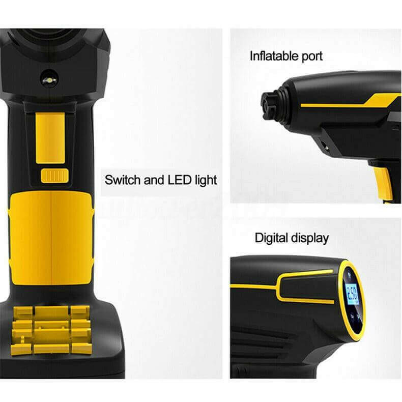 Portable Tire Inflator Air Pump.