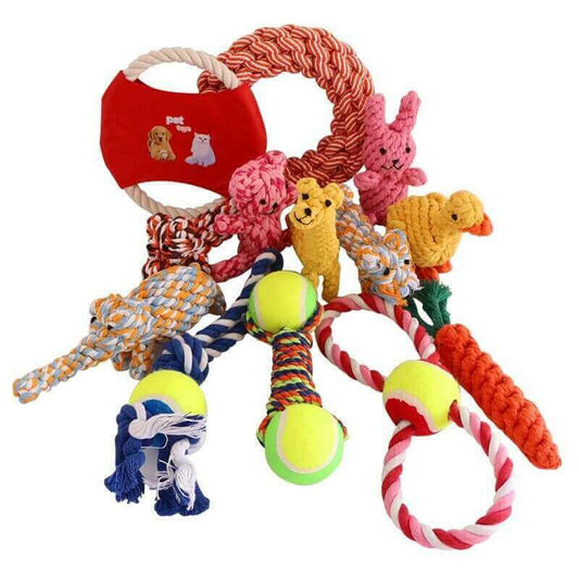 new arrivals knot pet dog toys durable Interactive Training knot.