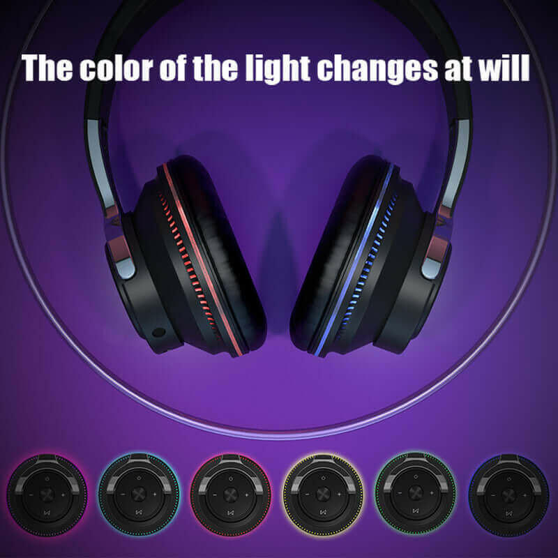 Ninja Dragon Wireless Light Changing Bluetooth Gaming Headset.