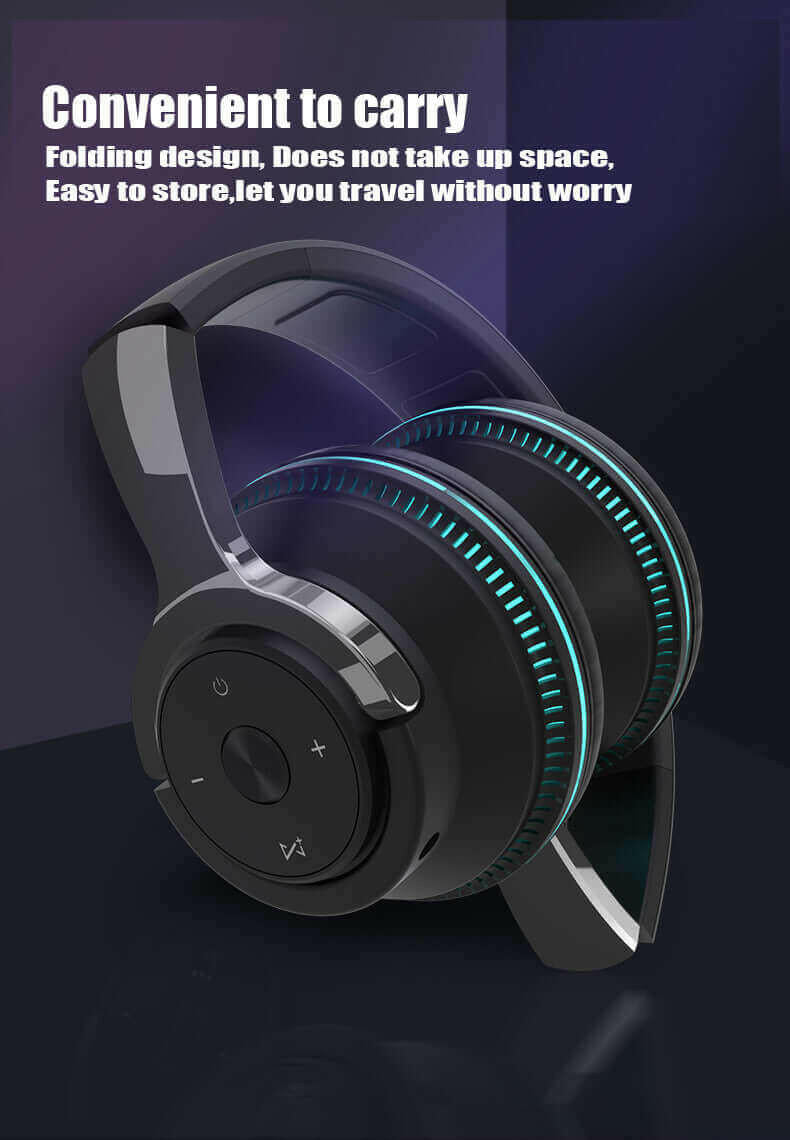 Ninja Dragon Wireless Light Changing Bluetooth Gaming Headset.