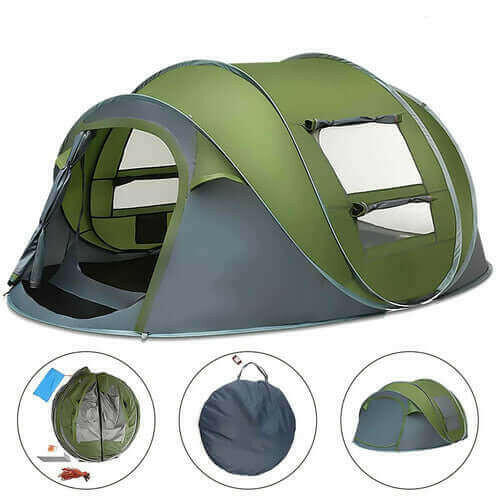 Large Capacity 4 to 5 Persons Automatic Pop Up Camping Tent.