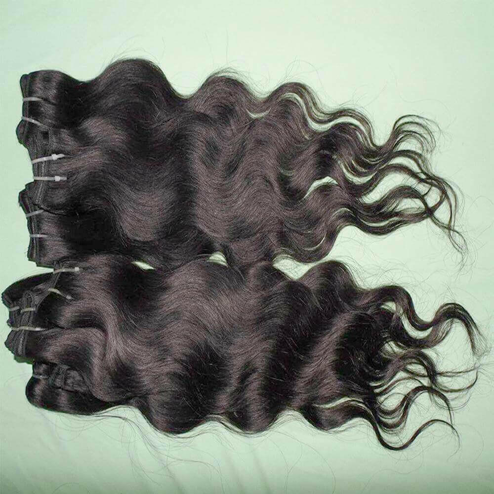 wholesale price processed human hair soft Brazilian body wave weave.