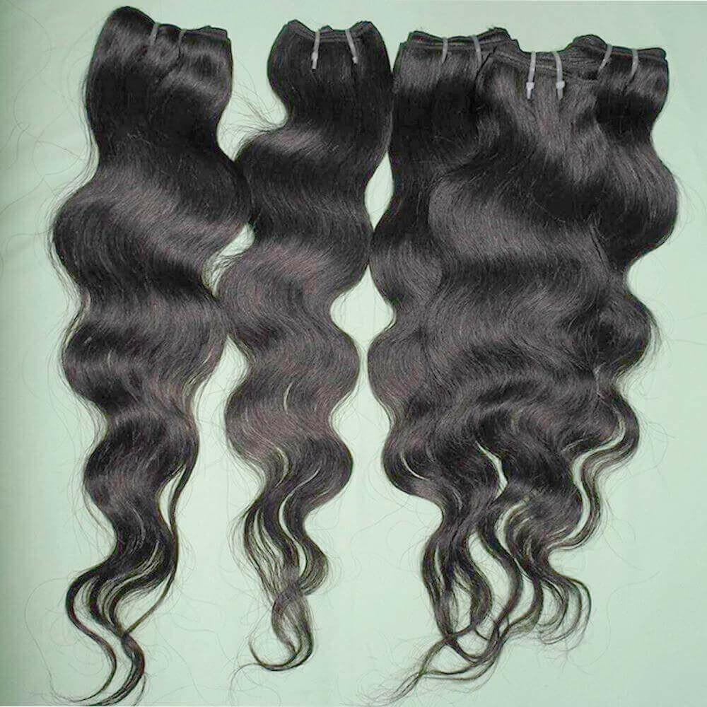 wholesale price processed human hair soft Brazilian body wave weave.