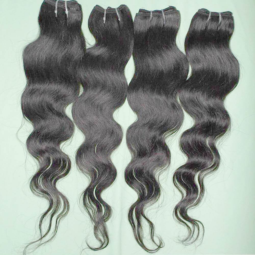 wholesale price processed human hair soft Brazilian body wave weave