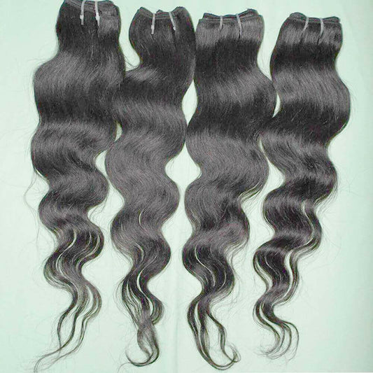 wholesale price processed human hair soft Brazilian body wave weave.