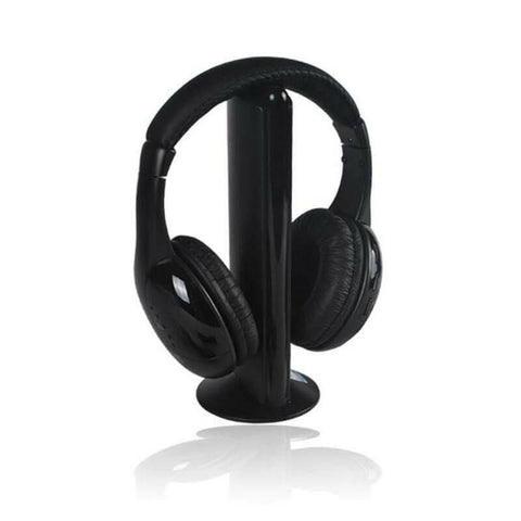 Hot Selling 5 in 1 Hi-Fi Wireless Earphone Headphone For FM Radio MP3.