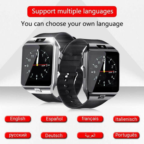 Bluetooth android smart watch with Camera Clock SIM TF Slot smartwatch.