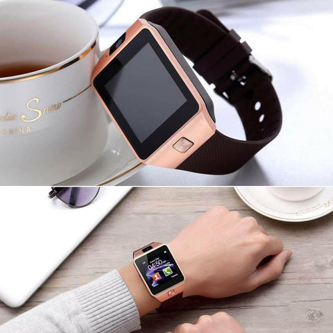 Bluetooth android smart watch with Camera Clock SIM TF Slot smartwatch.