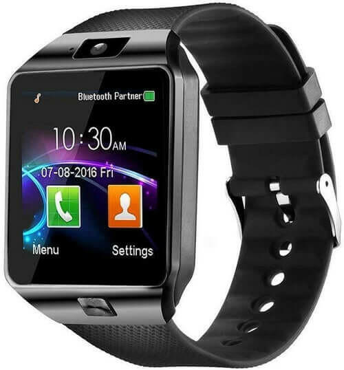 Bluetooth android smart watch with Camera Clock SIM TF Slot smartwatch.