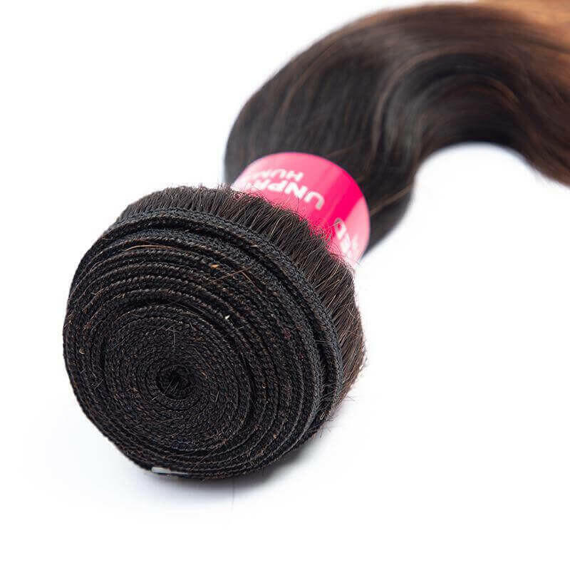 Brazilian body wave Human Hair Bundles T1b 30 Ombre Body Wave Virgin