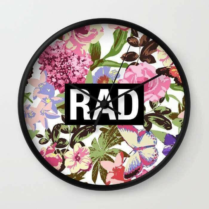 Rad Wall clock.