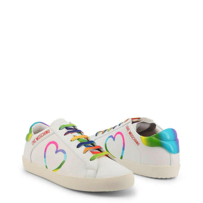 Rainbow Heart Sneakers.