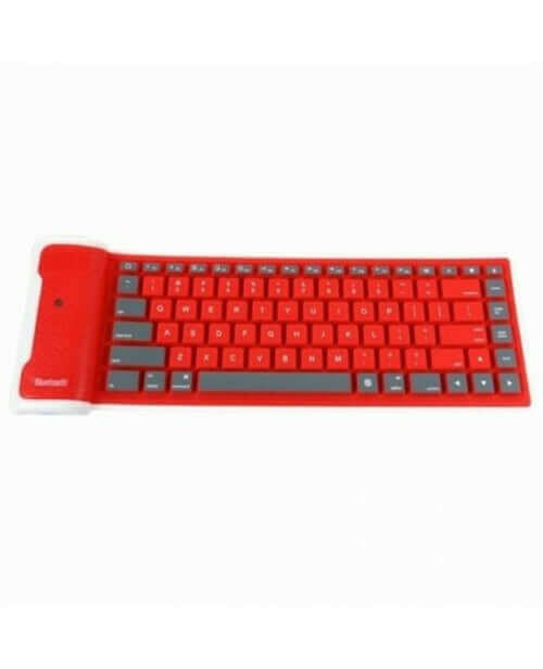 Type Out Of A Box With Flexible Silicone Bluetooth Keyboard.