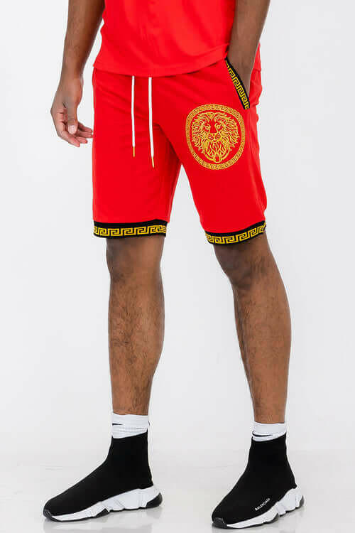 Lion Head Shorts.