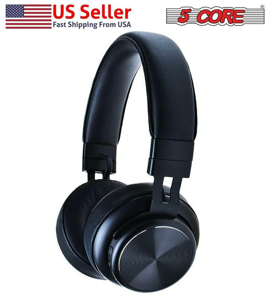 5Core Premium Headphone inbuilt Mic Over Ear Wireless Headset.