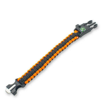 Paracord Survival Bracelet Compass/Flint/.