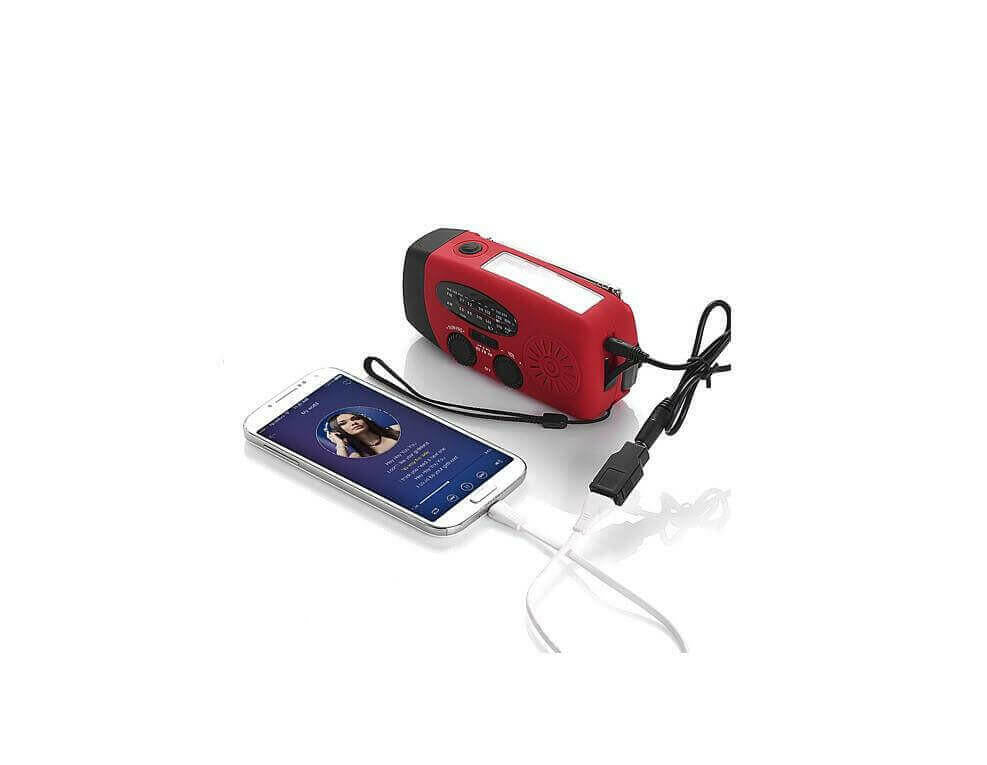 StormSafe Emergency Phone Charger with Flashlight and Weather Radio +.