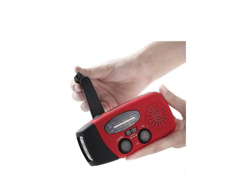 StormSafe Emergency Phone Charger with Flashlight and Weather Radio +.