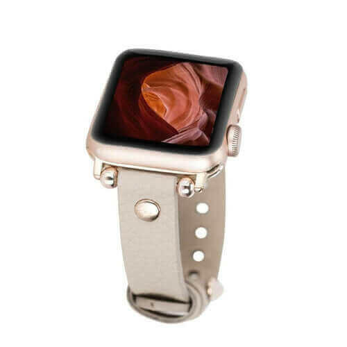 Shibden Ferro Apple Watch Leather Watch Strap