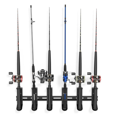 Spinning Fishing Rod Rack Organizer.