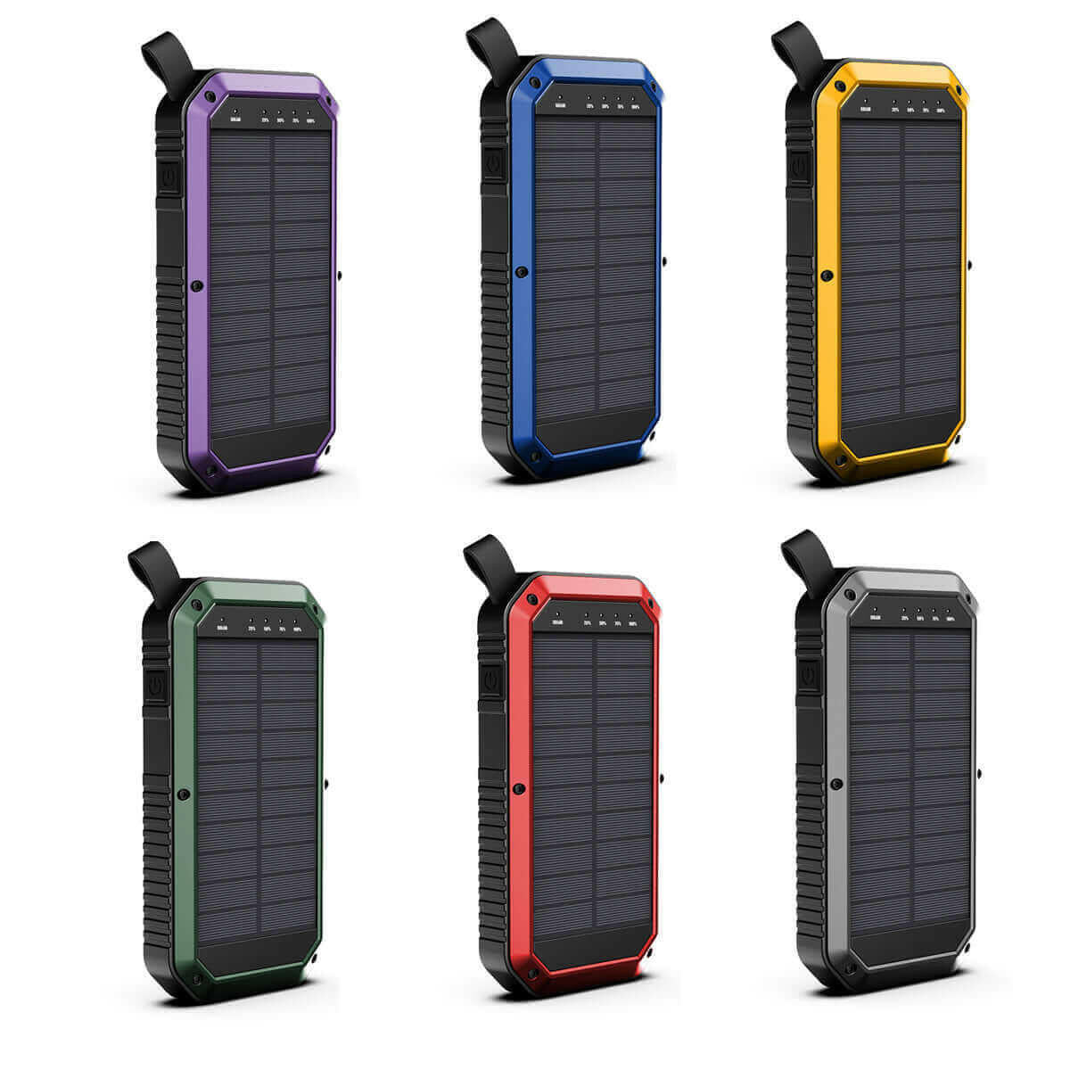 Sun Chaser Mini Solar Powered Wireless Phone Charger 10,000 mAh With.