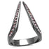 TK2756 - IP Light Black (IP Gun) Stainless Steel Ring with Top Grade