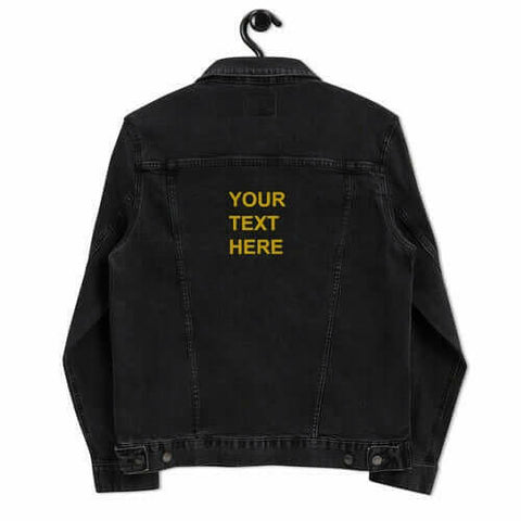 Personalized Embroidered Denim Jacket , Custom Denim Jacket,.